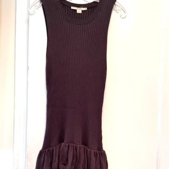 Urban Outfitters Kimchi Blue Katrina Drop Waist Sweater Mini Dress Minimalist - Picture 6 of 11